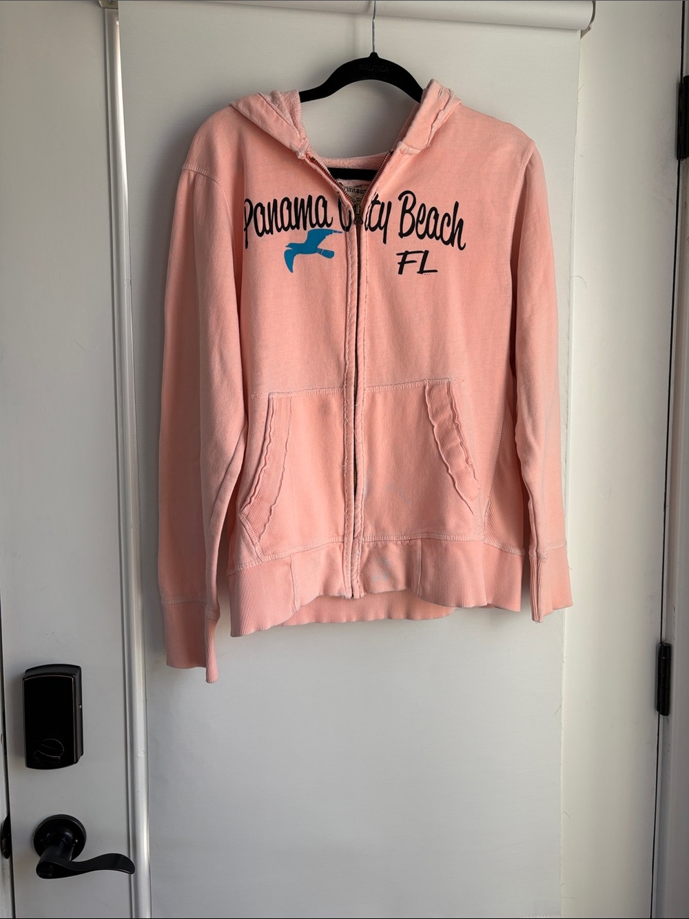 Soft Pink Panama City Beach FL Zip Hoodie